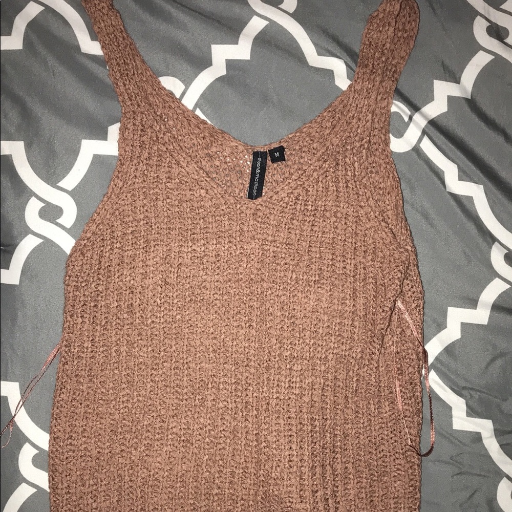 Crochet top.